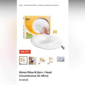 Mimos Pillow M (6m+ / Head Circumference 42-49cm) like new